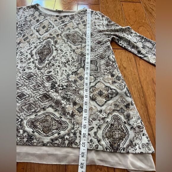 J. Jill Paisley Print Layered Tunic - Picture 8 of 8